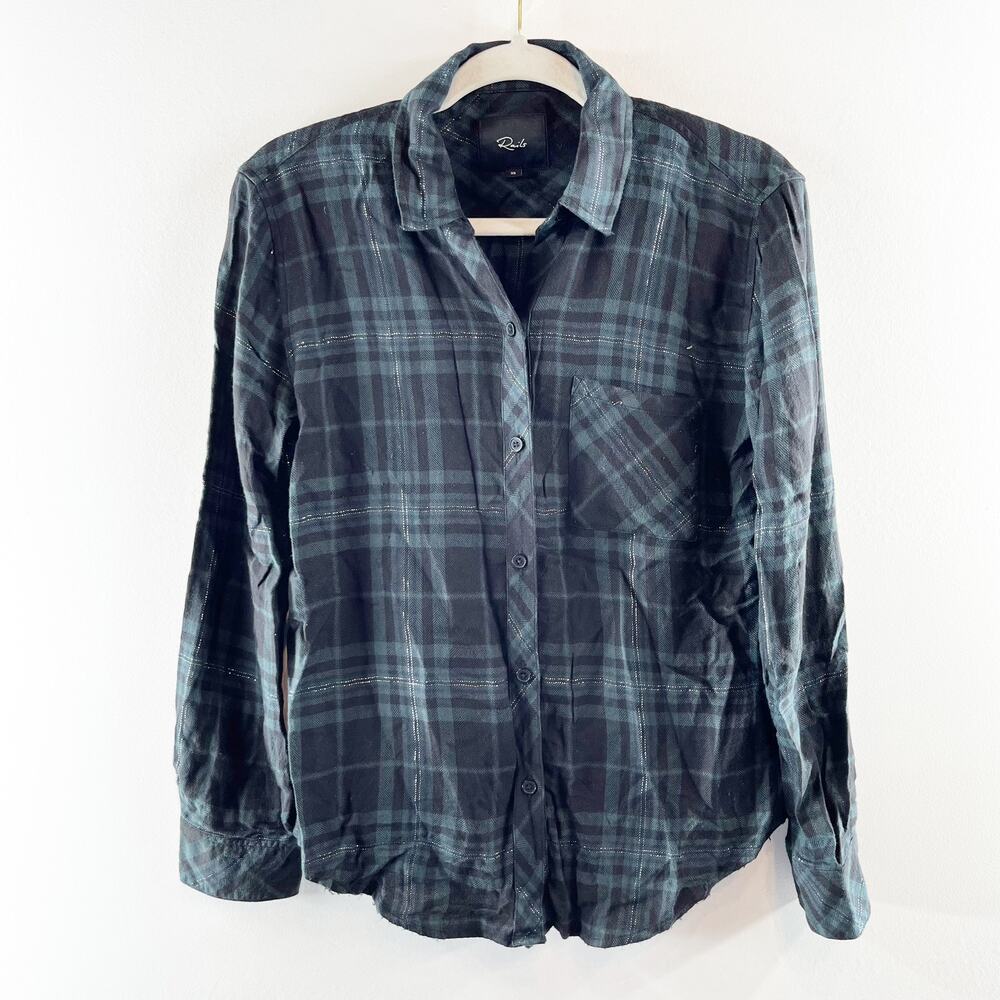 Rails Hunter Button Down Plaid Flannel Long Sleev… - image 3